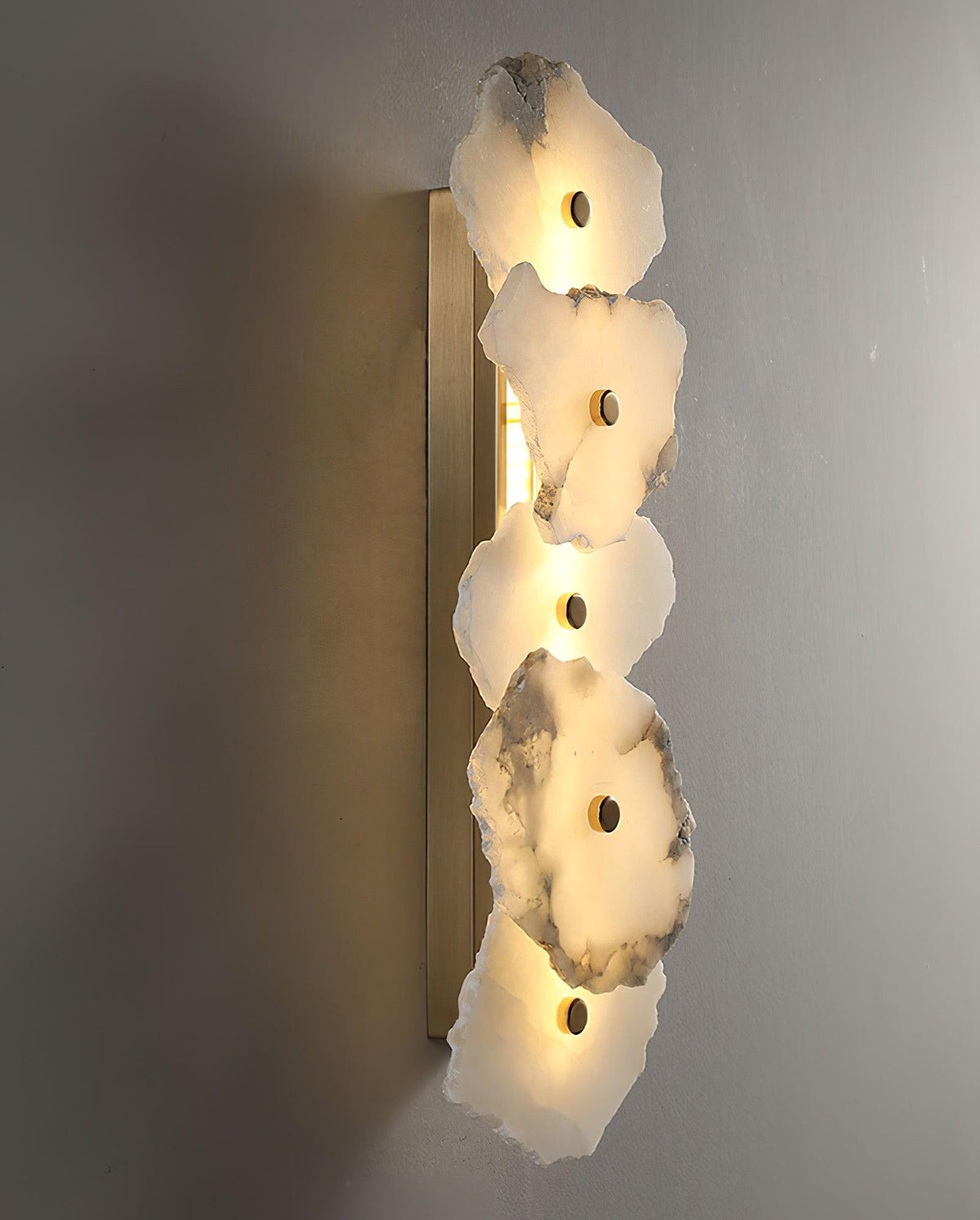 Alaeila Floral Cluster Alabaster Wall Light