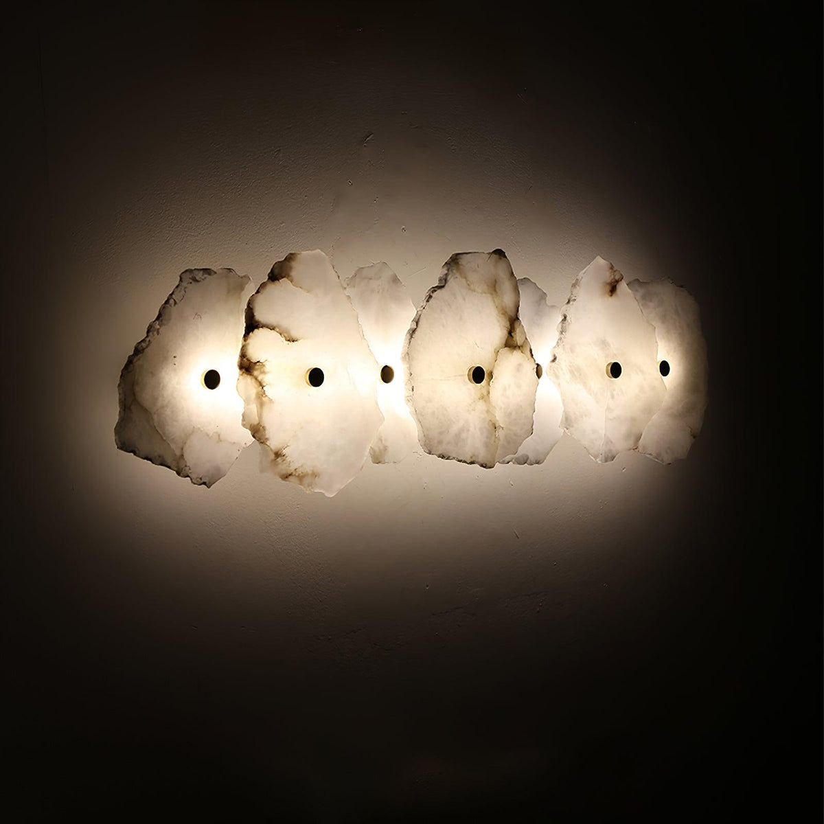 Alaeila Floral Cluster Alabaster Wall Light