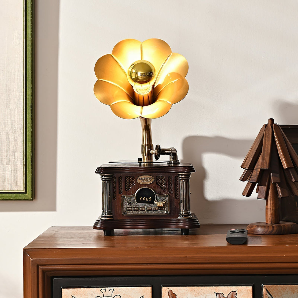 Phonograph Table Lamp