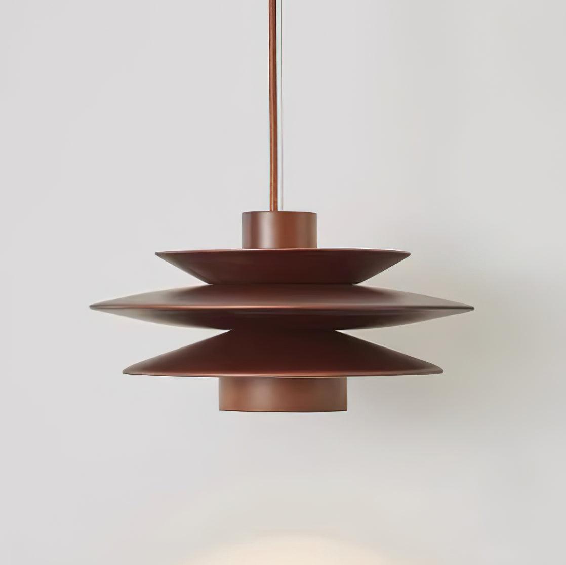 Nemasit Mid Century Walnut Pendant Light