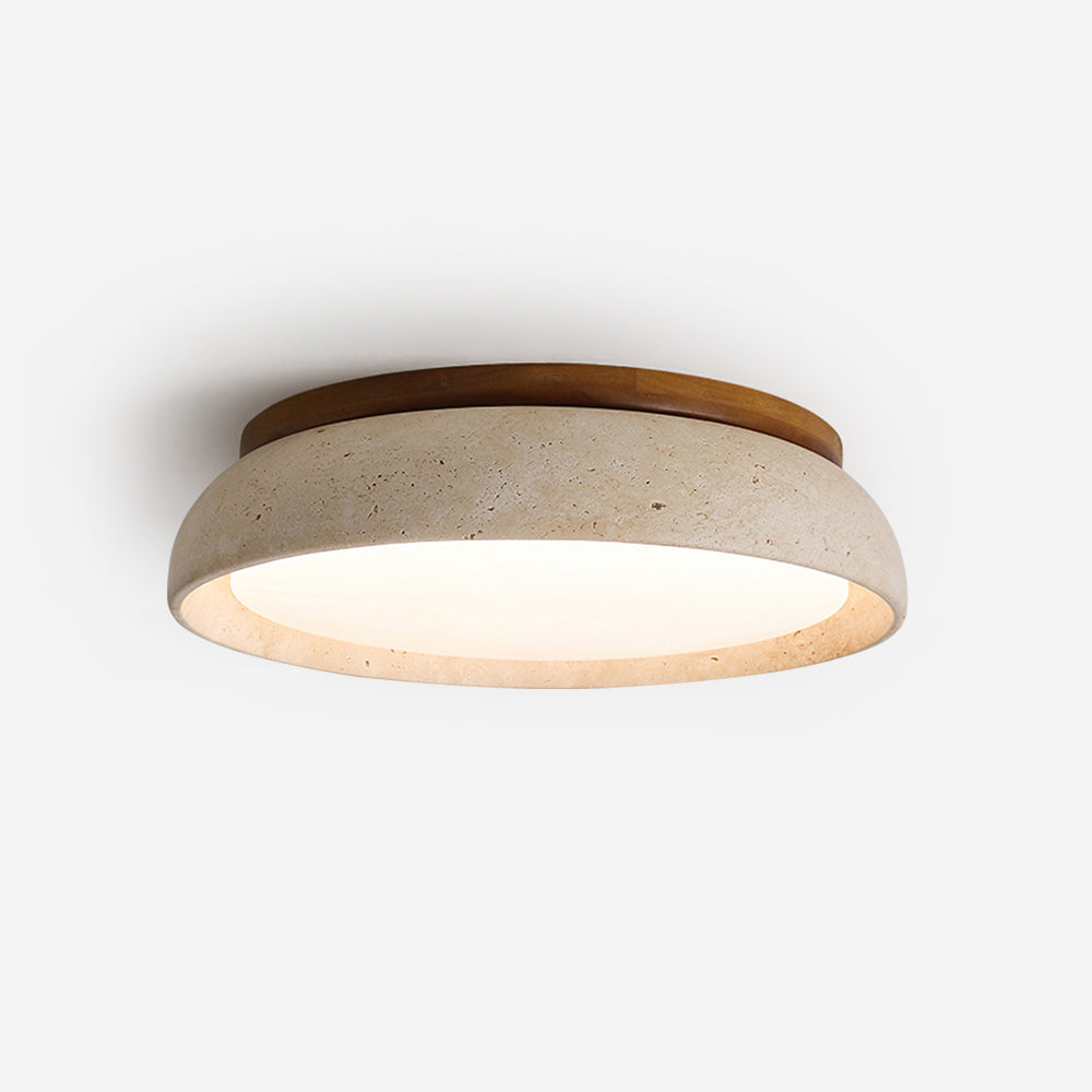Gadigem Ceiling Light Piedra Travertine