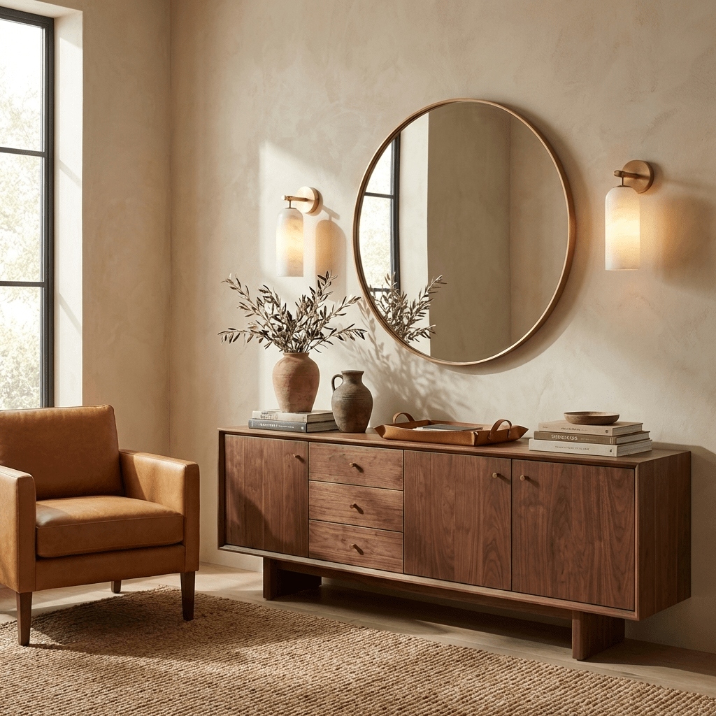 Albelaine Pillar Alabaster Wall Sconce