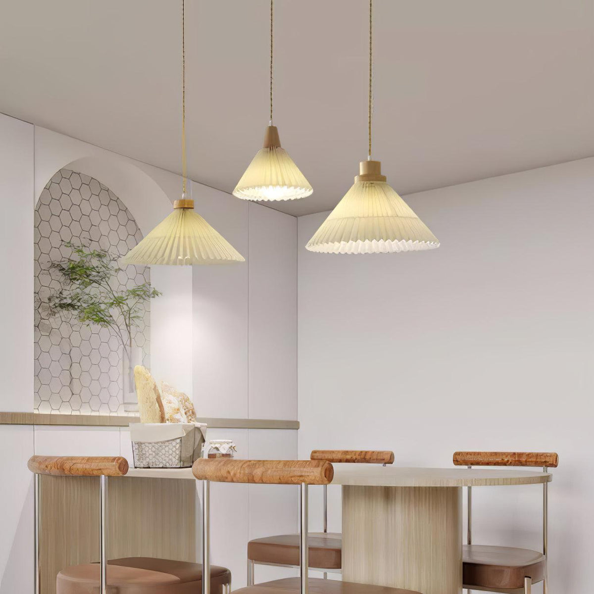Rinisora Modern Wood Pendant Light