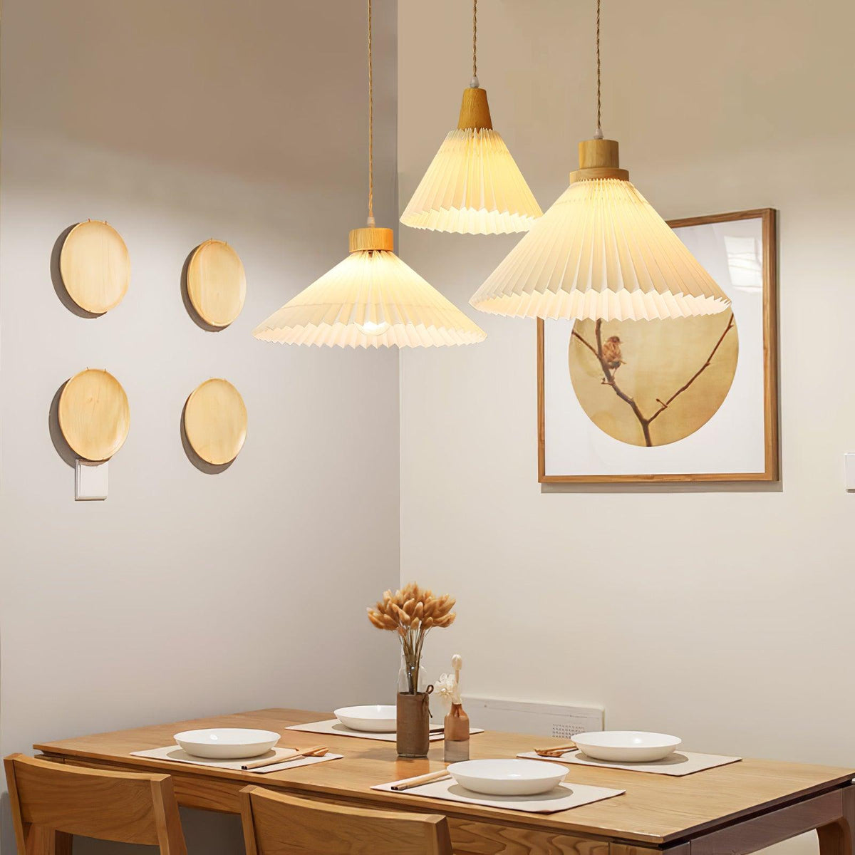 Rinisora Modern Wood Pendant Light