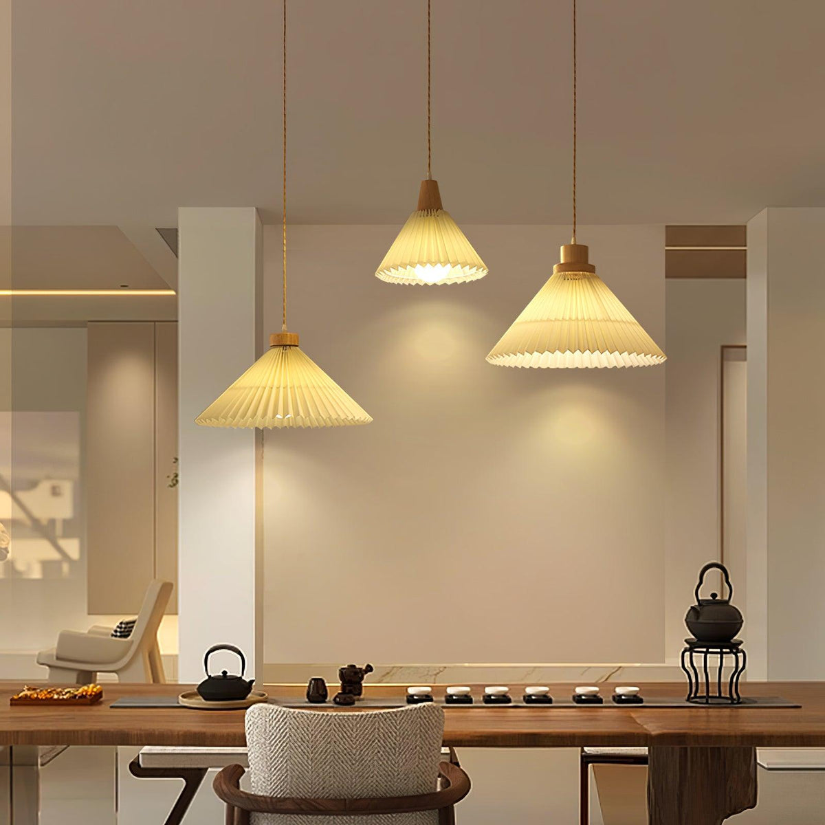 Rinisora Modern Wood Pendant Light