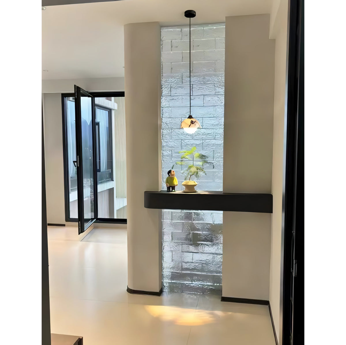 Vilaeisra Wooden Marble Pendant Lamp-Relic Pieces