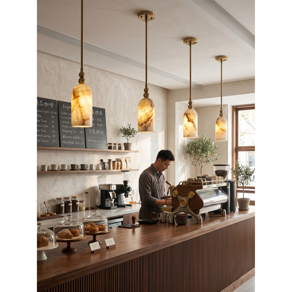 Eiranelia Alabaster Pendant Lamp