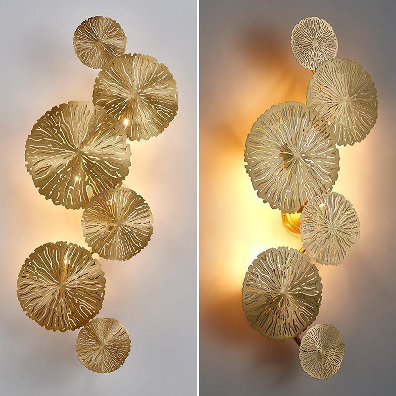 Nesipet Lotus Leaf Wall Sconce