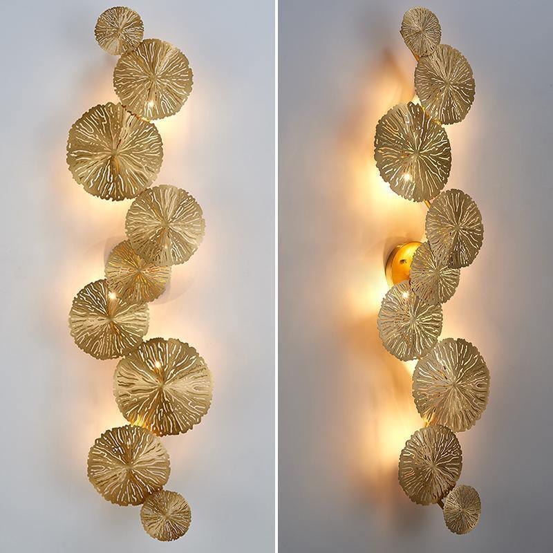 Nesipet Lotus Leaf Wall Sconce