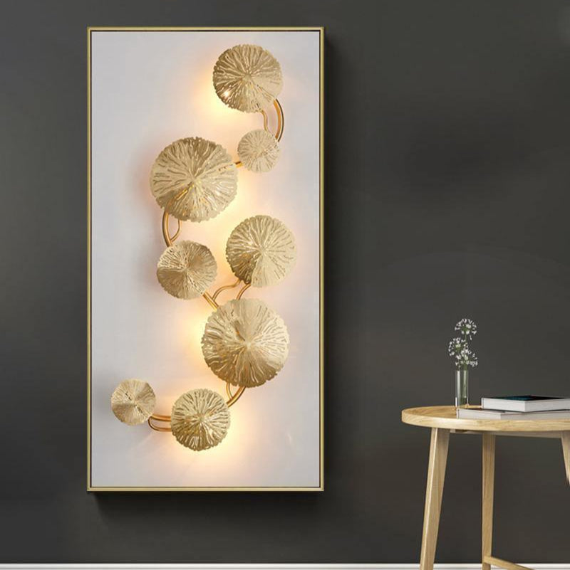 Nesipet Lotus Leaf Wall Sconce