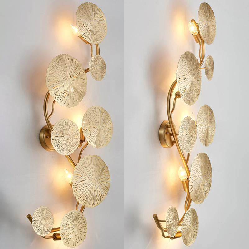 Nesipet Lotus Leaf Wall Sconce