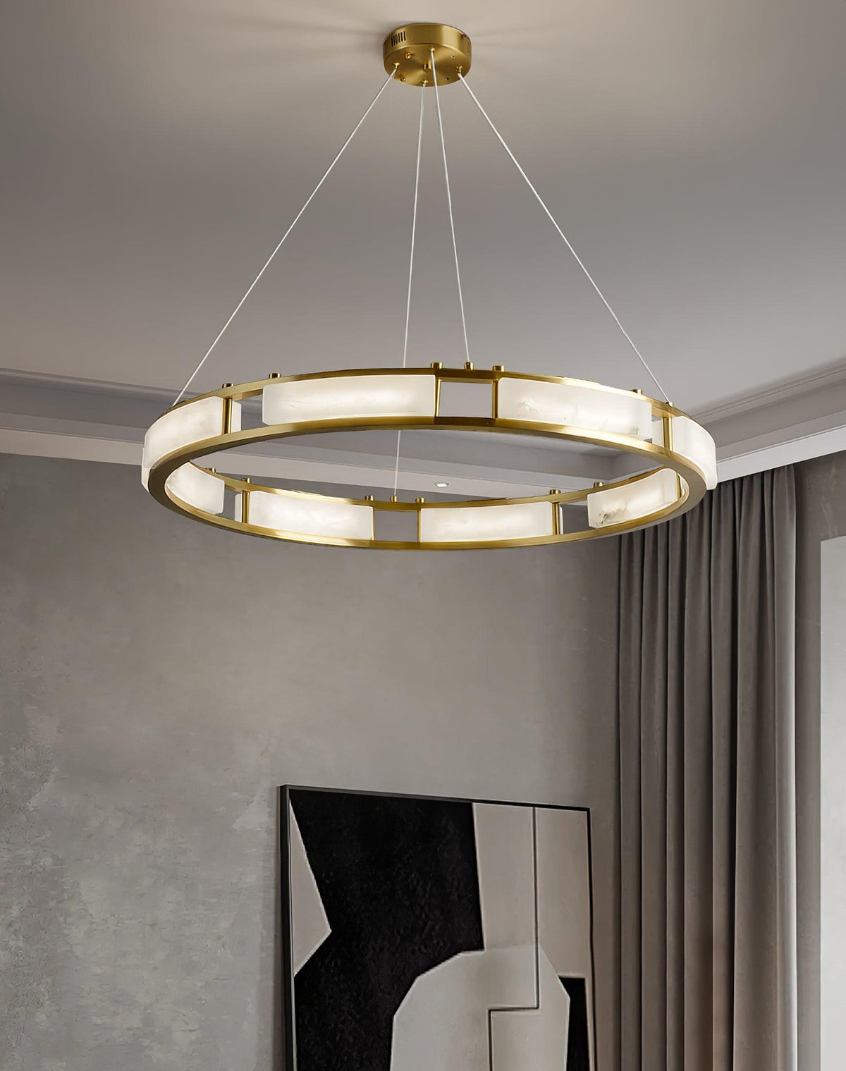 Oreliane Alabaster Chandelier