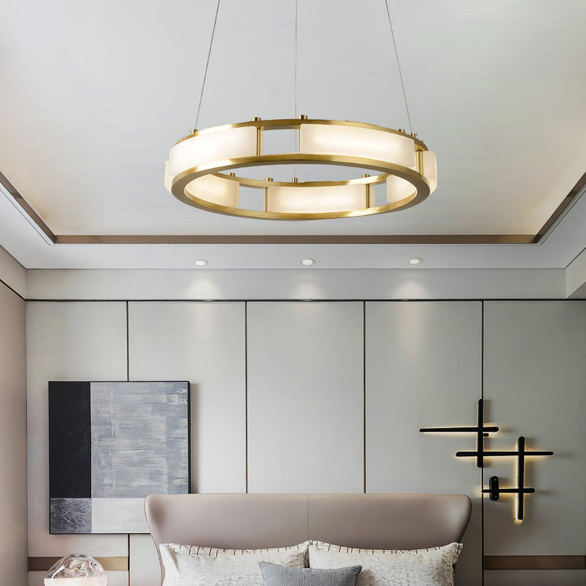 Oreliane Alabaster Chandelier