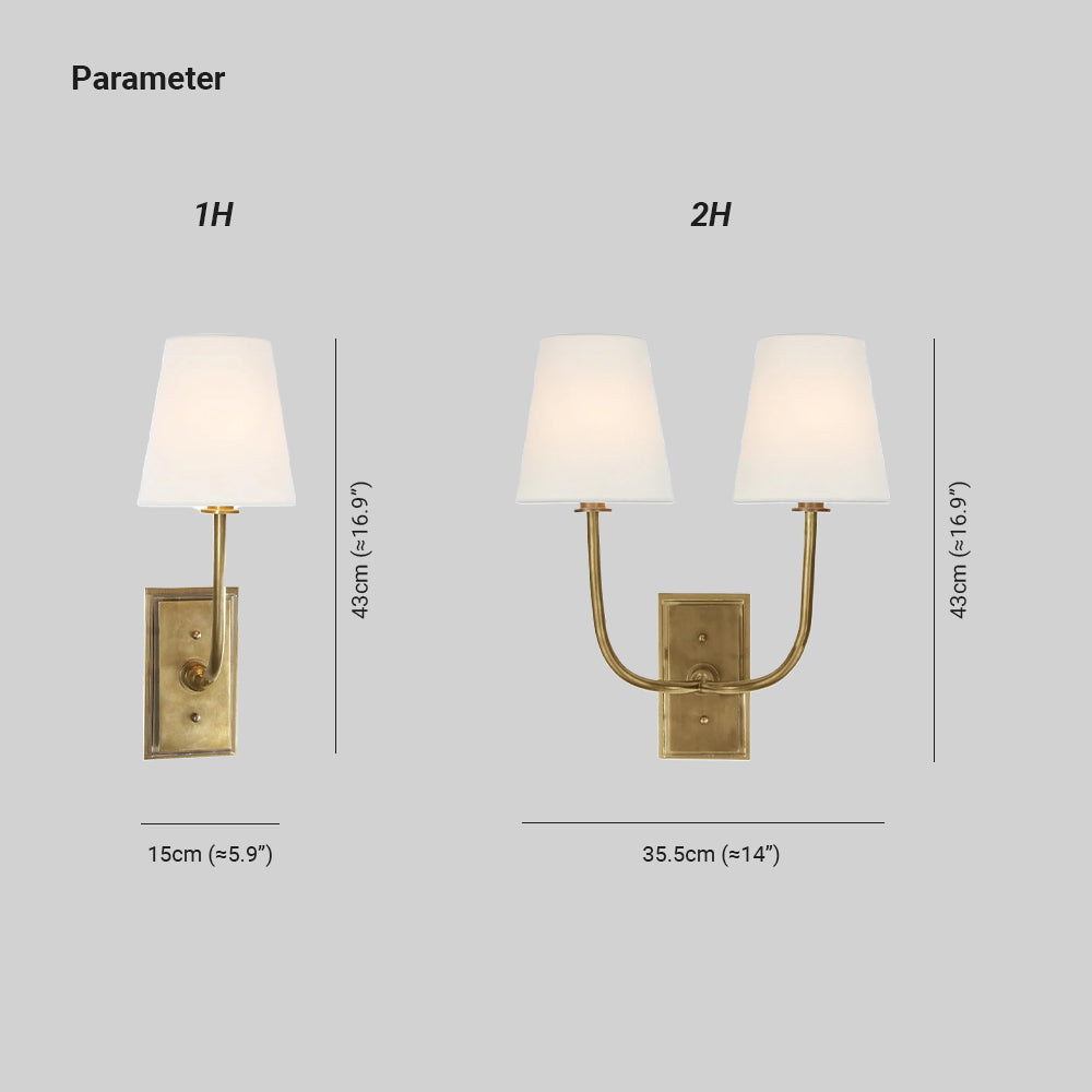 Vedilun Wall Lamp Fabric