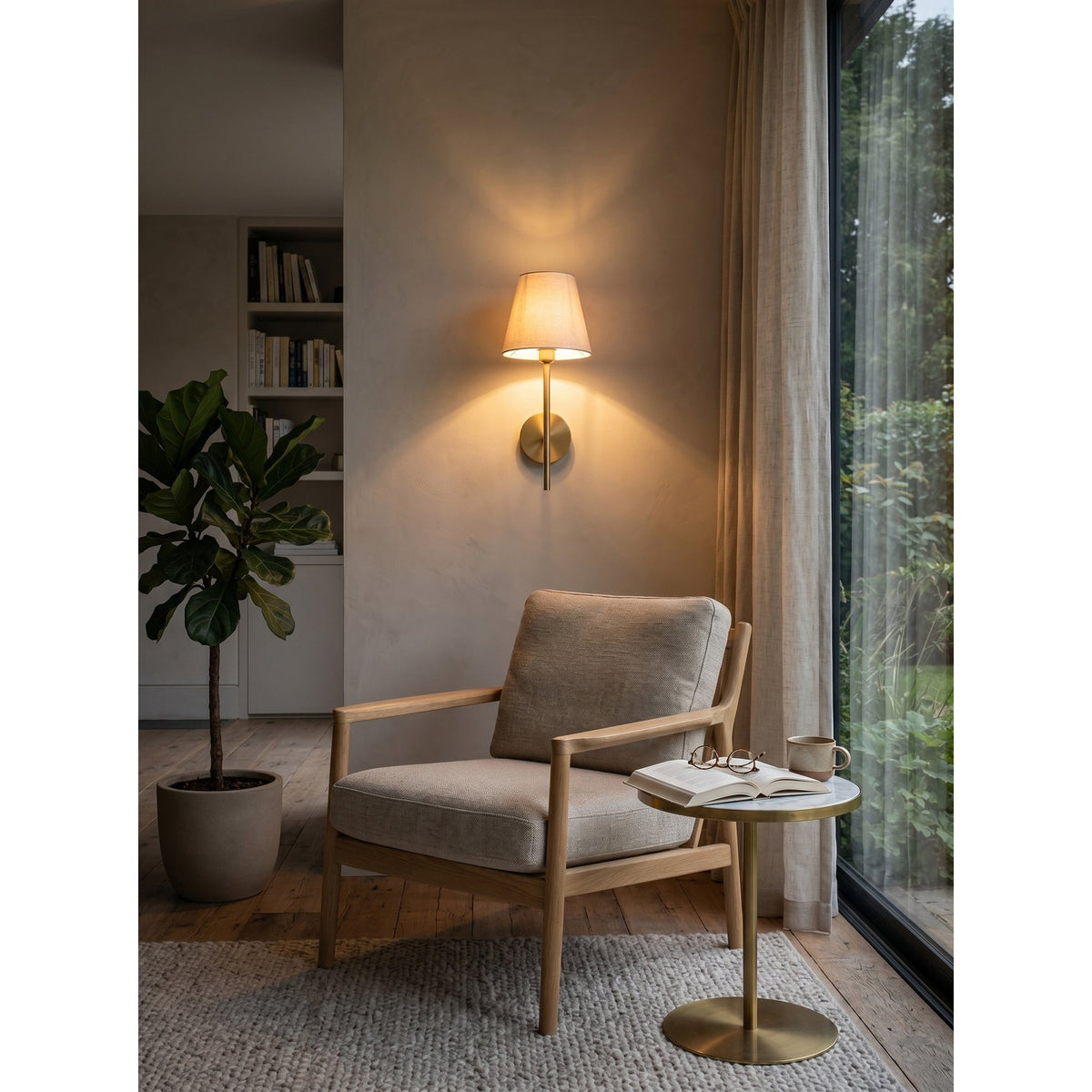 Caelthoria Fabric Wall Sconce