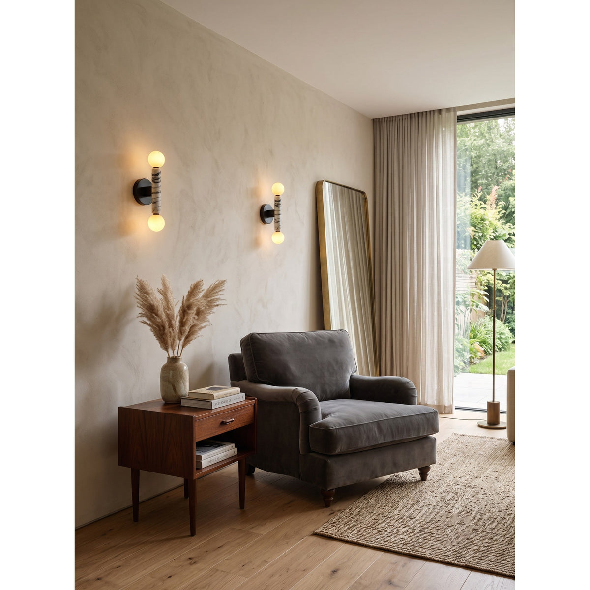 Darime Double Wall Sconce