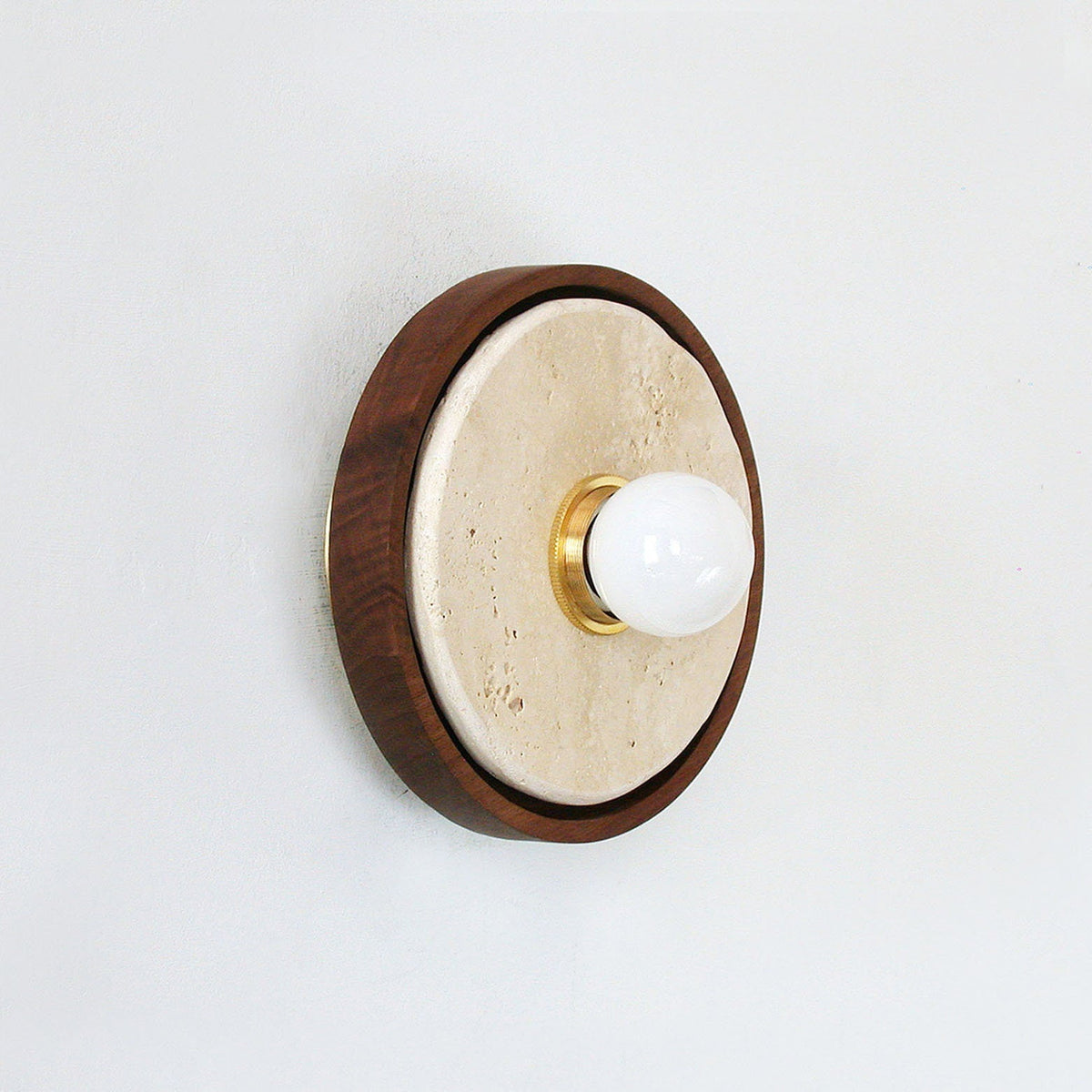 Dario Travertine Wall Sconce