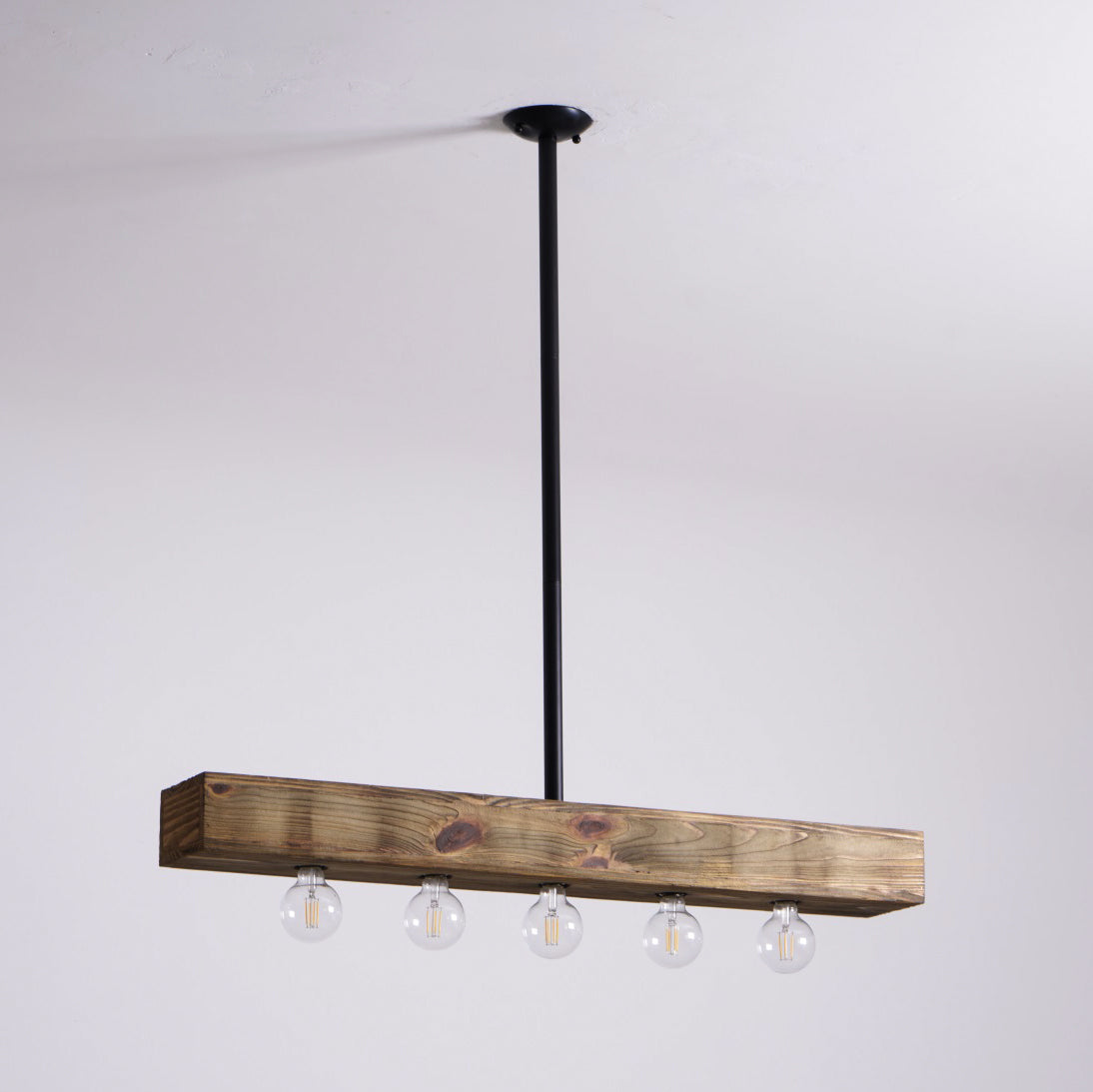 Siraen Wood-beam Island Chandelier