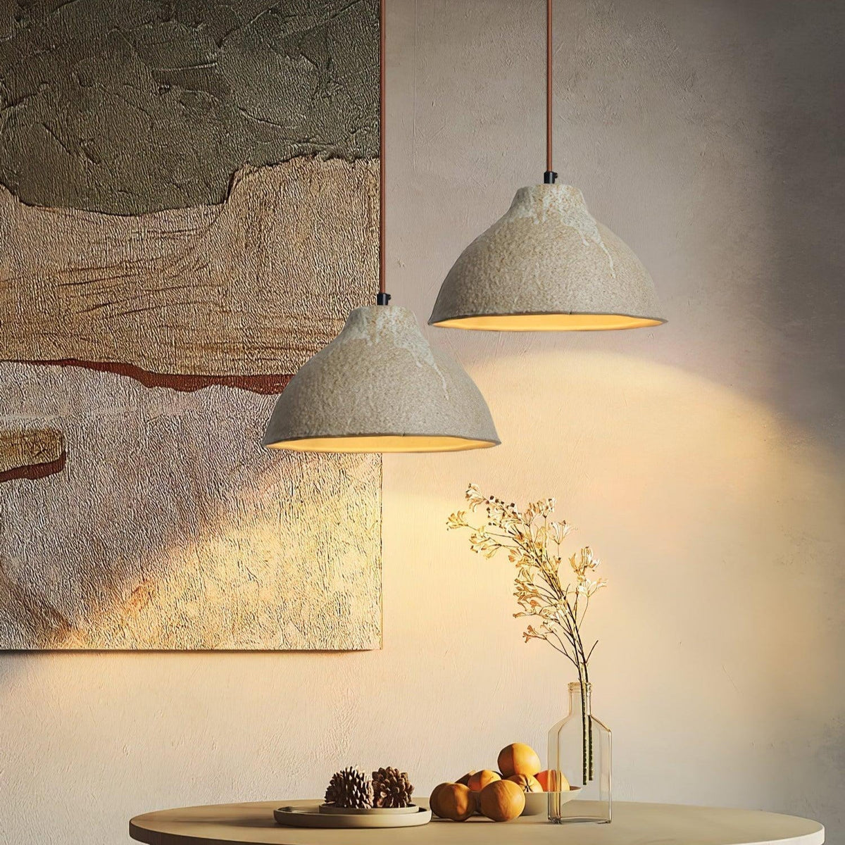 Vegokol Textured Ceramic Pendant Light