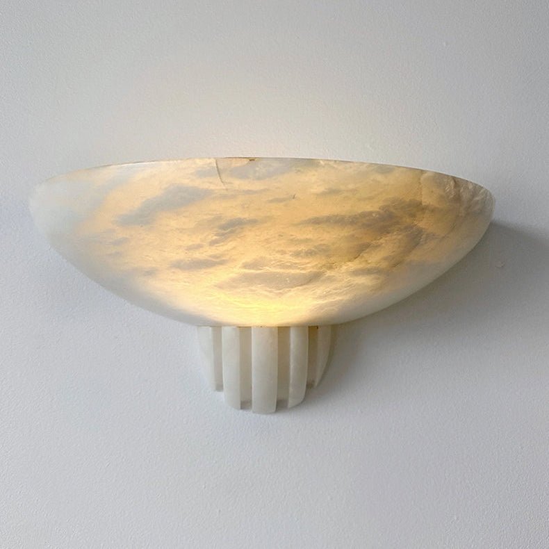 Rare Alabaster Wall Sconce