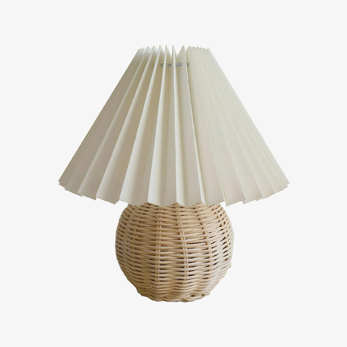 Ravuena Rattan Pleated Table lamp