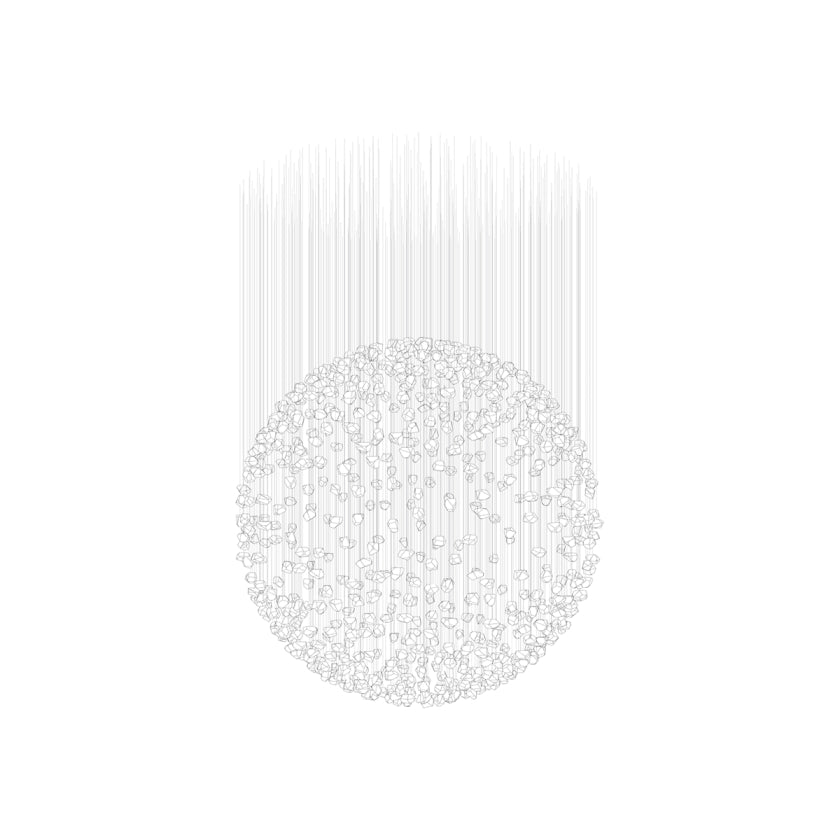 OreStone Grand Quartz  Crystal Customize Chandelier