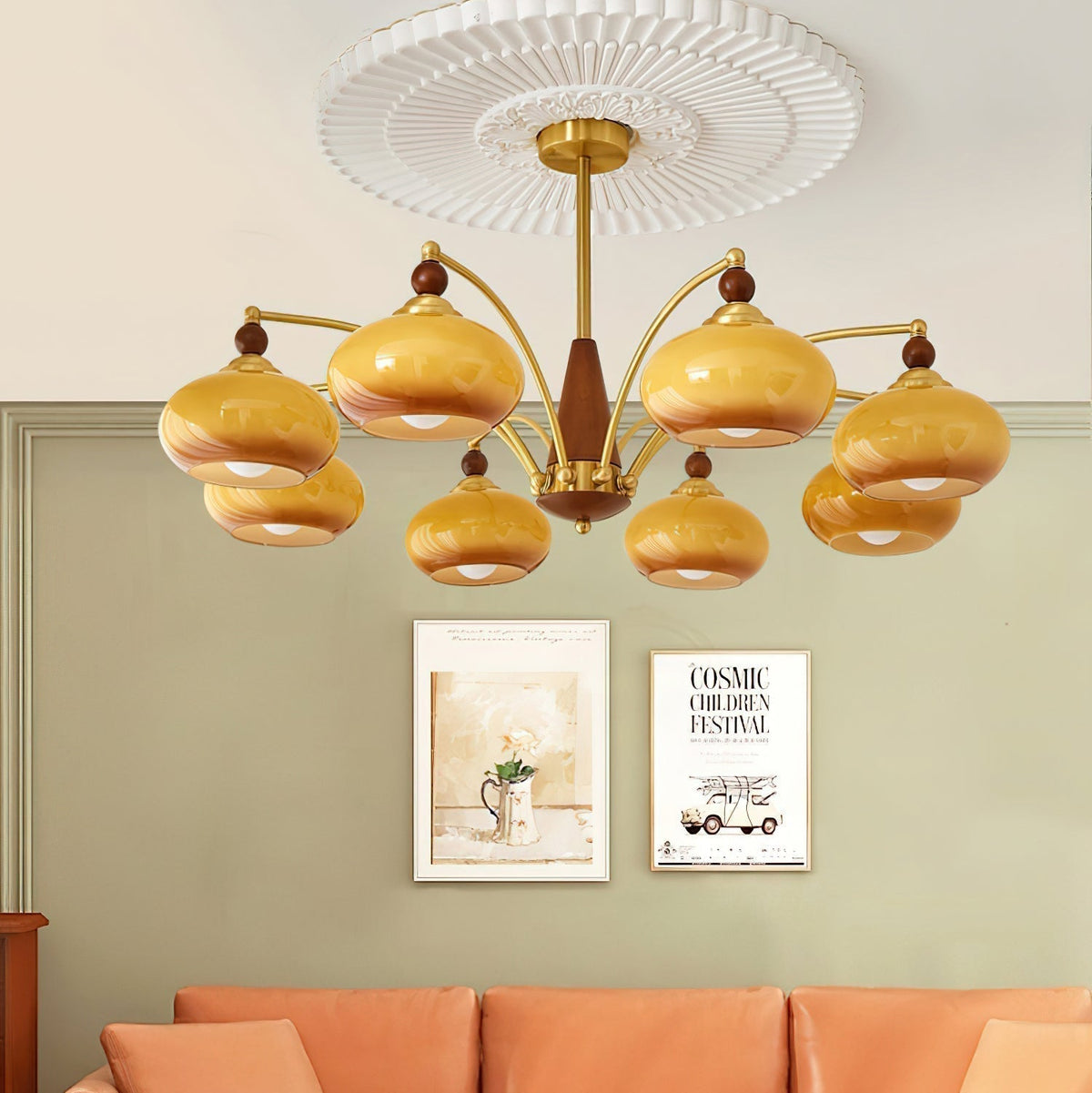Nevurul Retro Chandelier Cluster
