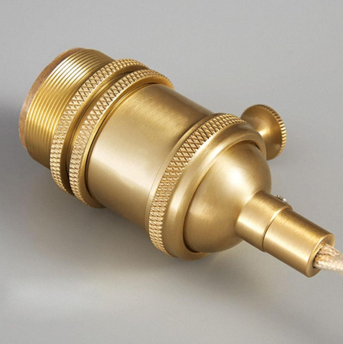 Crinel Brass & Glass Pendant Light