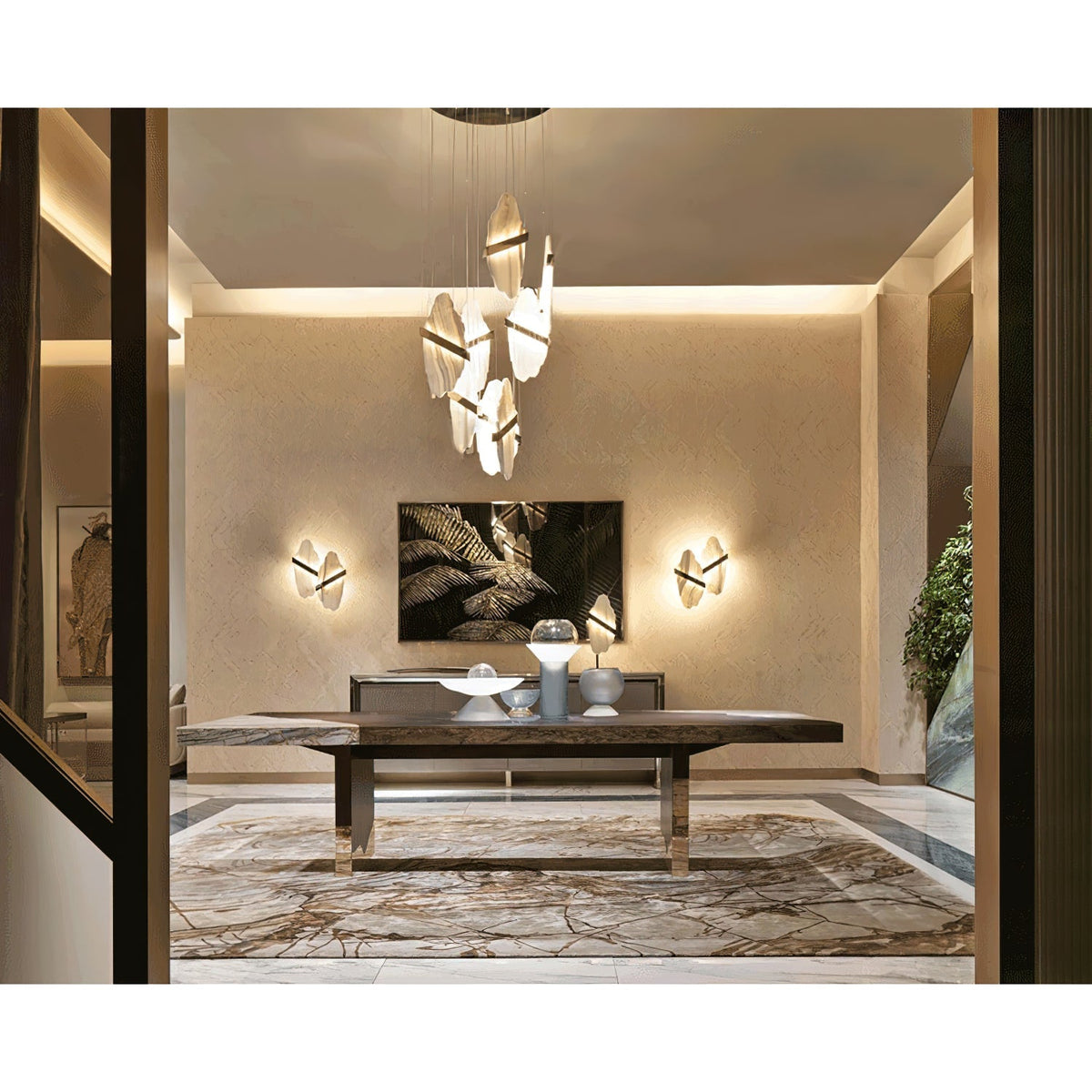 Soren Vale Alabaster Chandelier