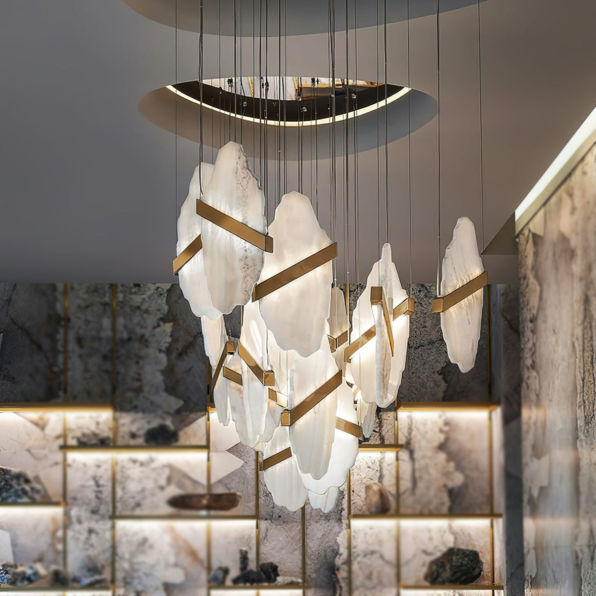 Soren Vale Alabaster Chandelier