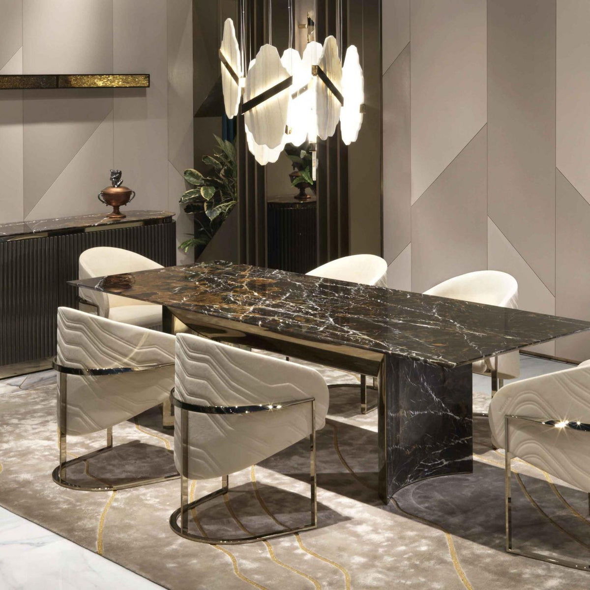 Soren Vale Alabaster Chandelier