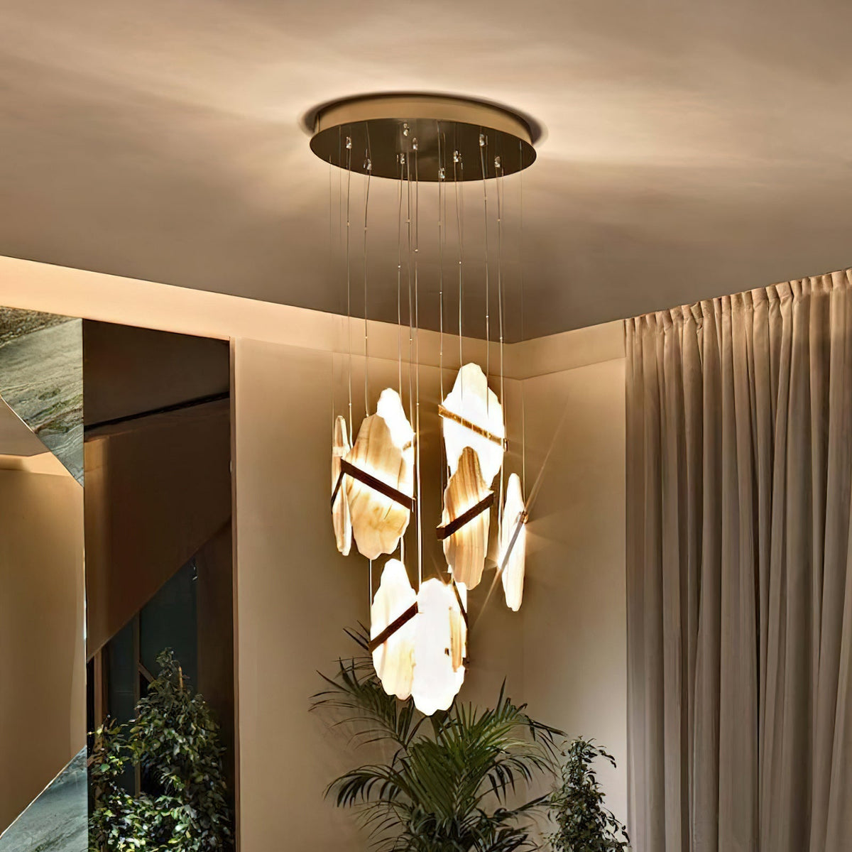 Soren Vale Alabaster Chandelier