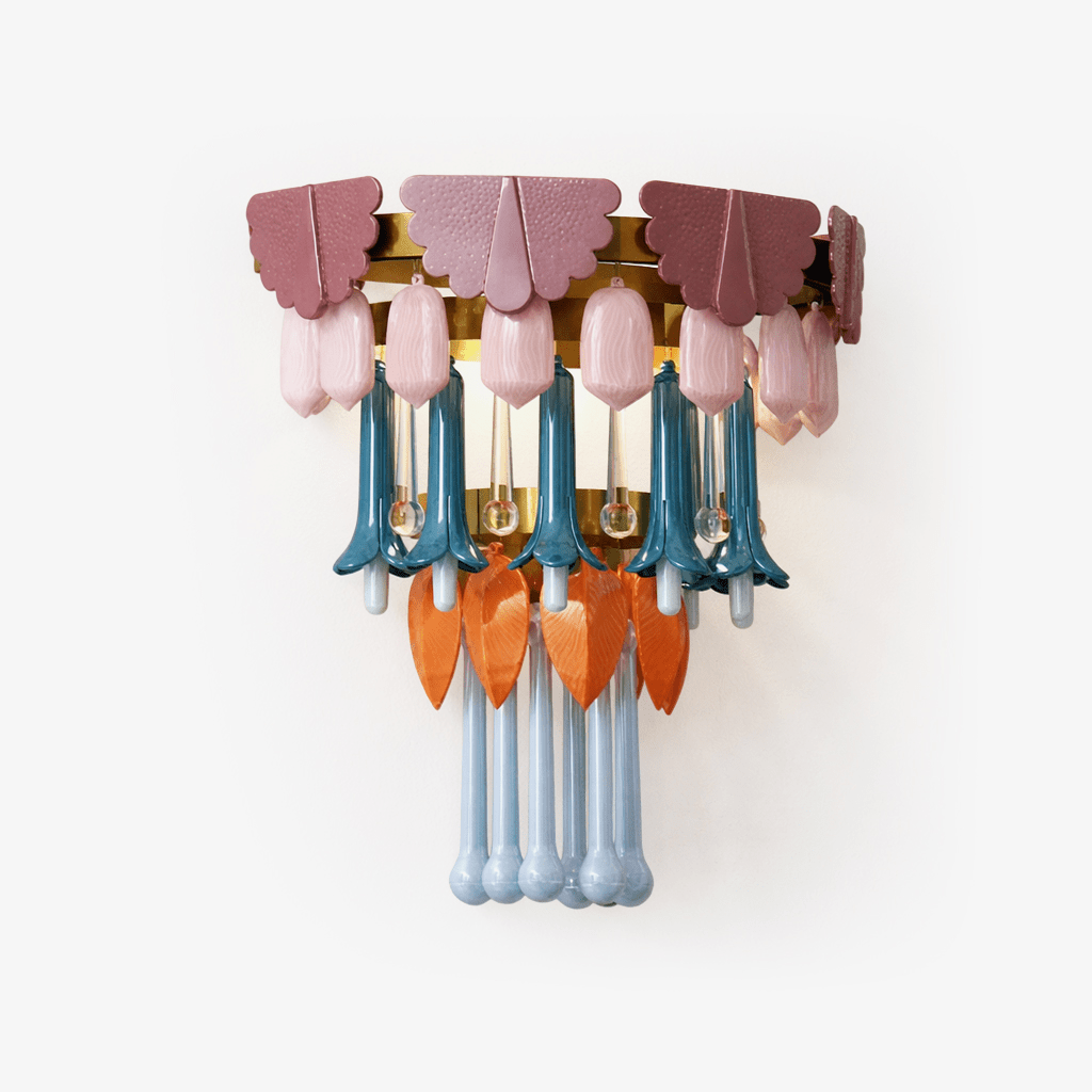 Roselle Maris Ceramic Fringe Wall Lamp