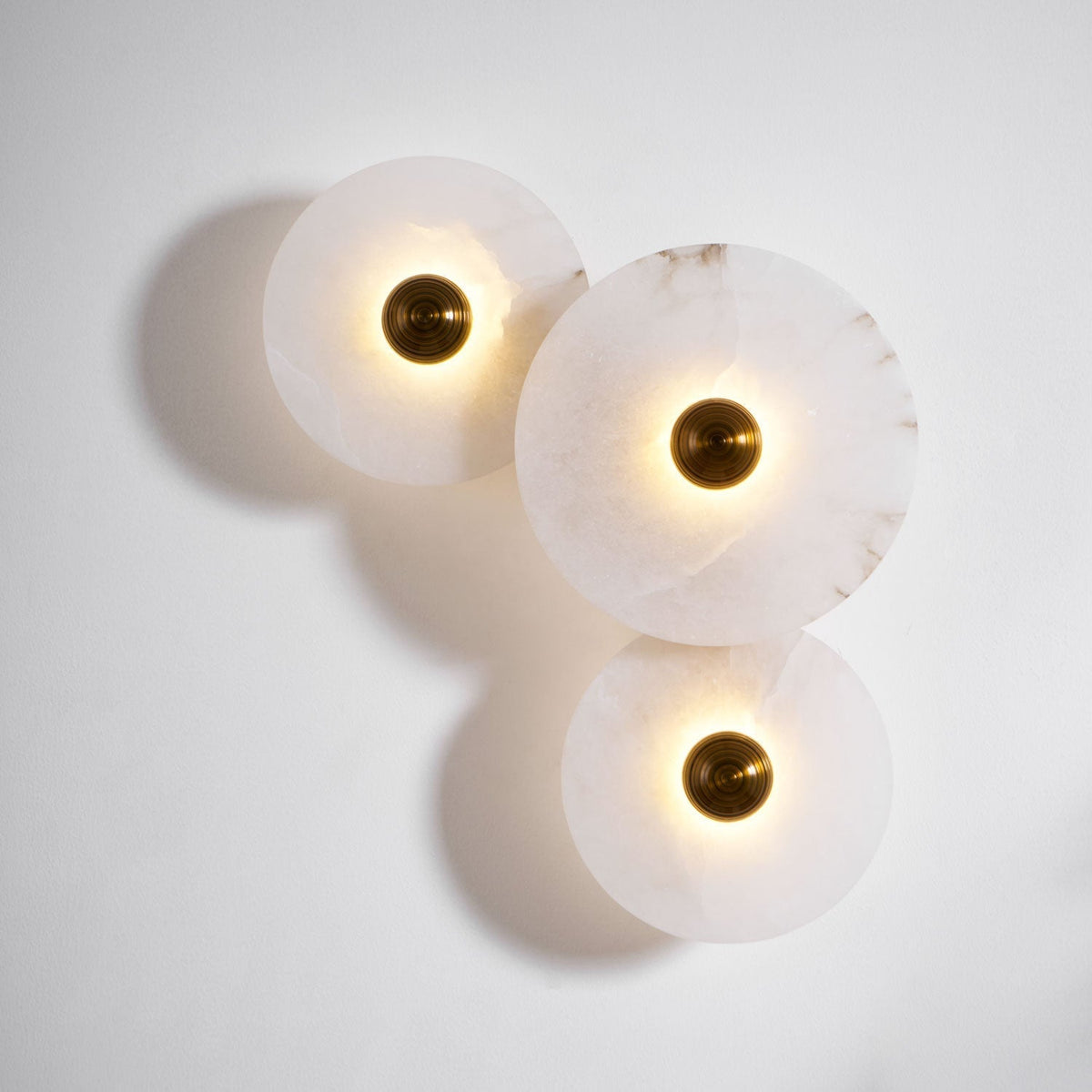 Albireria Minimalist Alabaster Ceiling Light