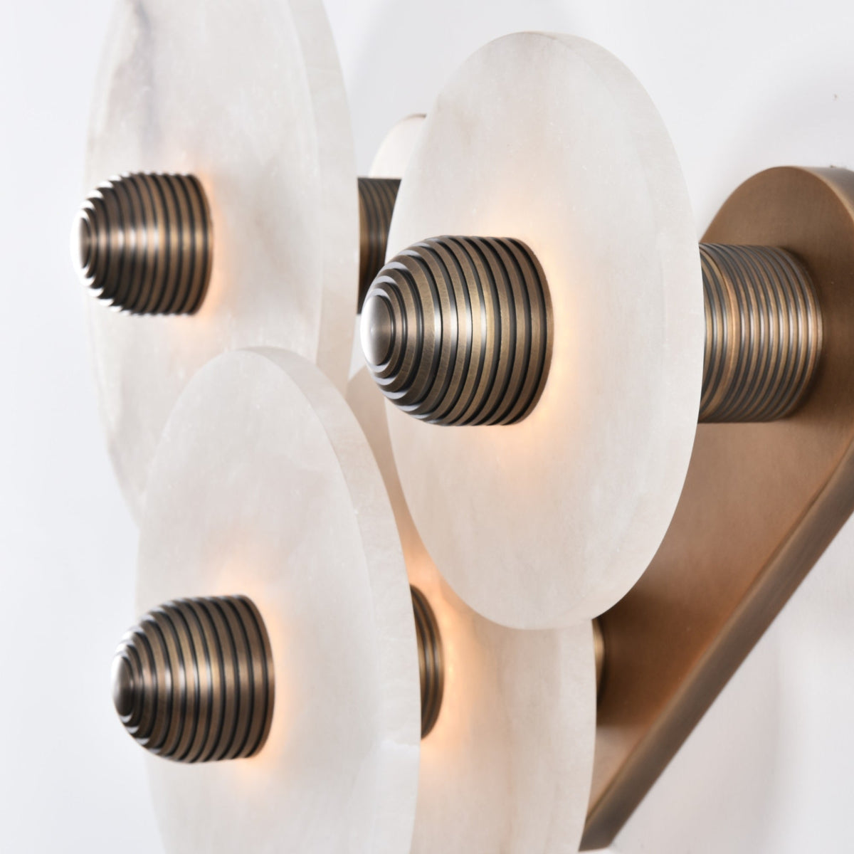 Albireria Minimalist Alabaster Ceiling Light