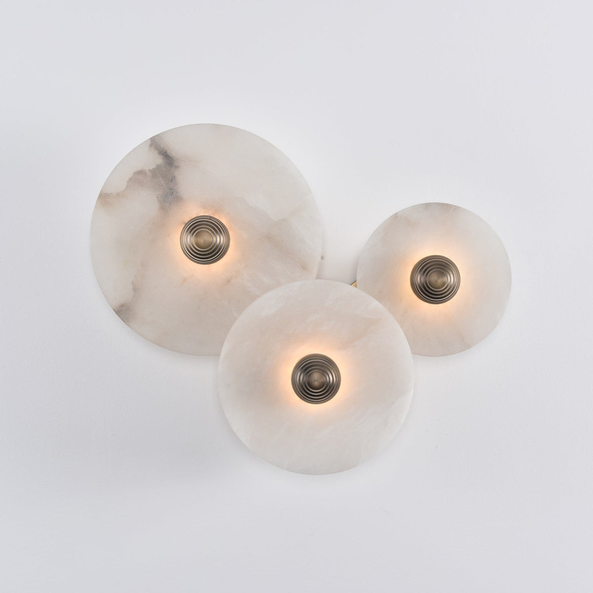 Albireria Minimalist Alabaster Ceiling Light