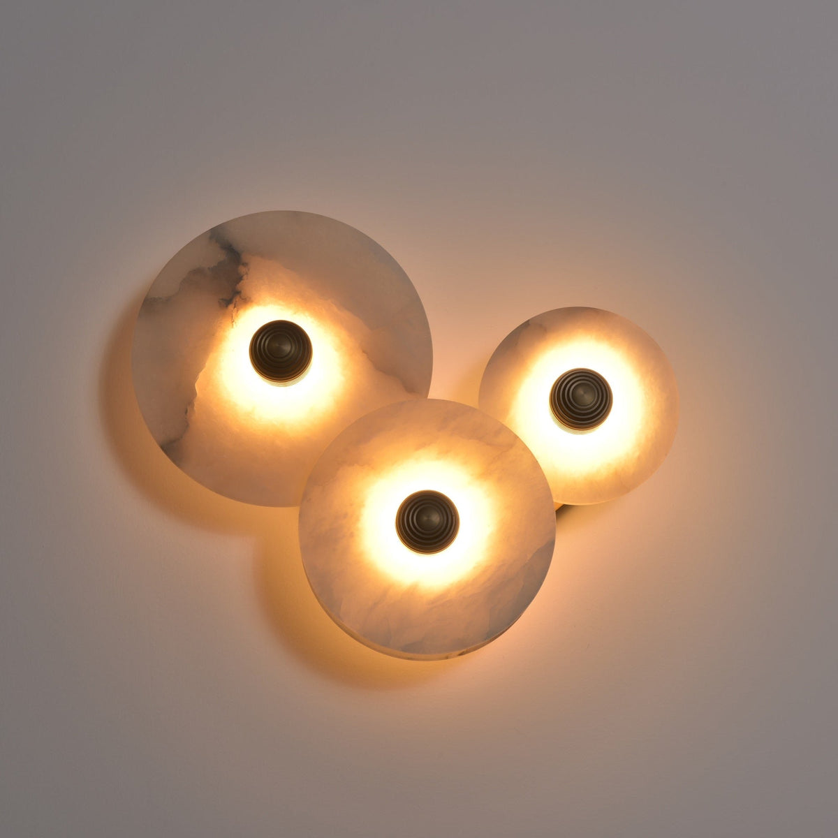 Albireria Minimalist Alabaster Ceiling Light