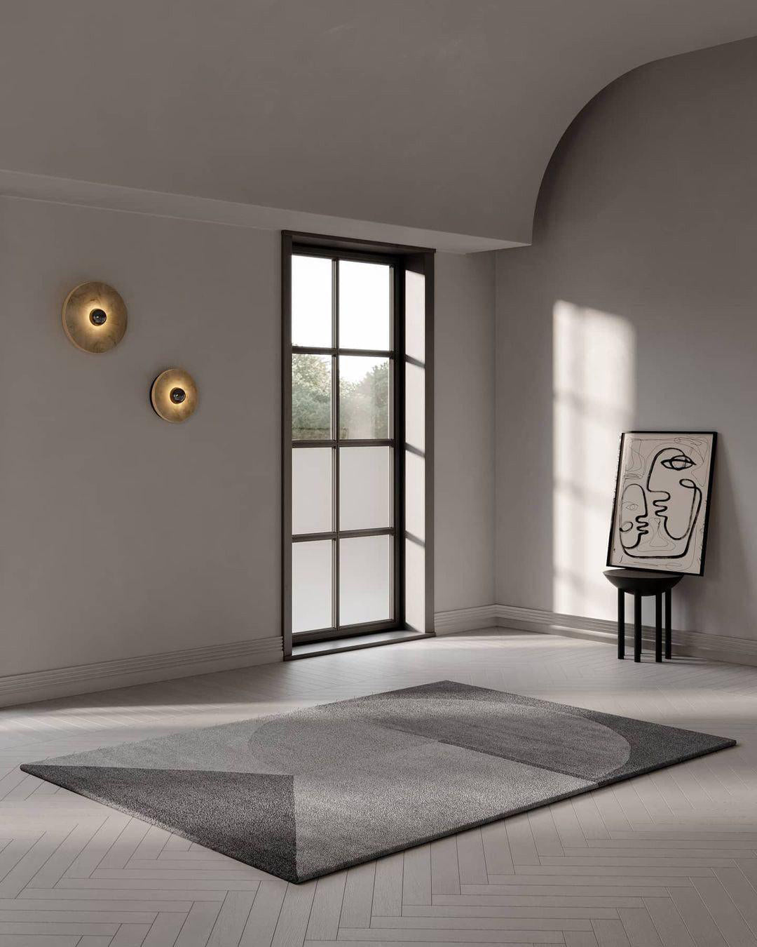 Apollo Round Alabaster Wall Lamp