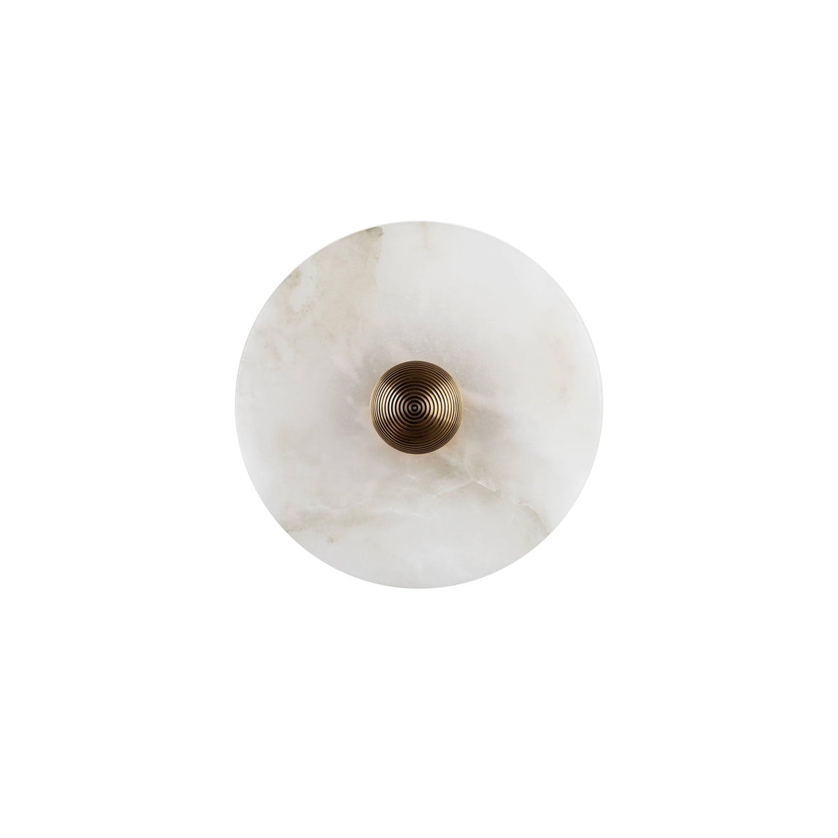 Apollo Round Alabaster Wall Lamp