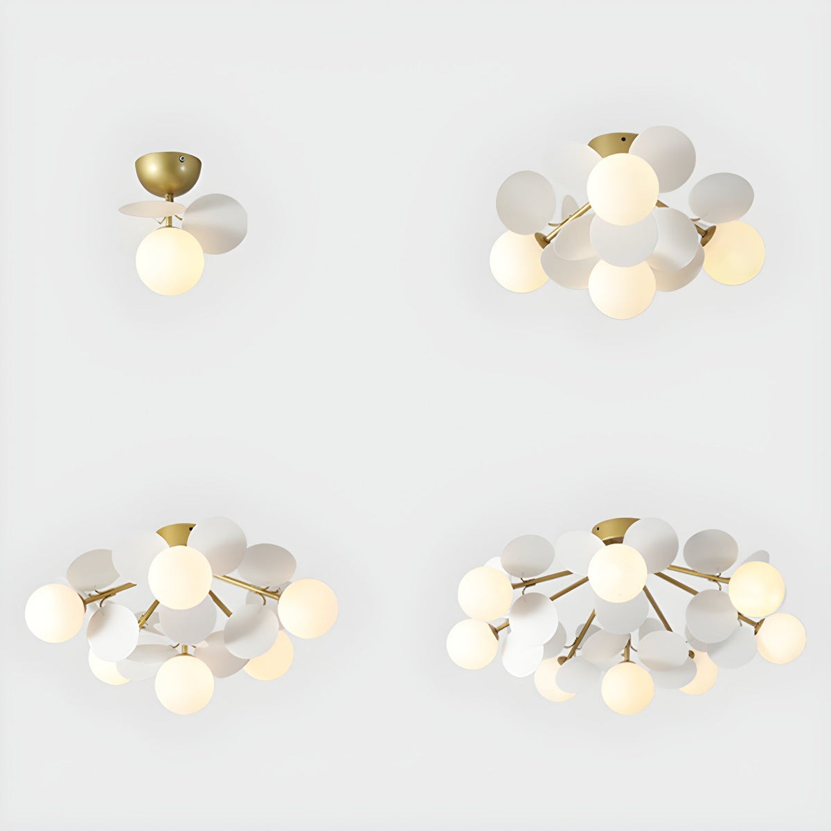 Fioragrove Round Macaron Flush Mount Ceiling Light