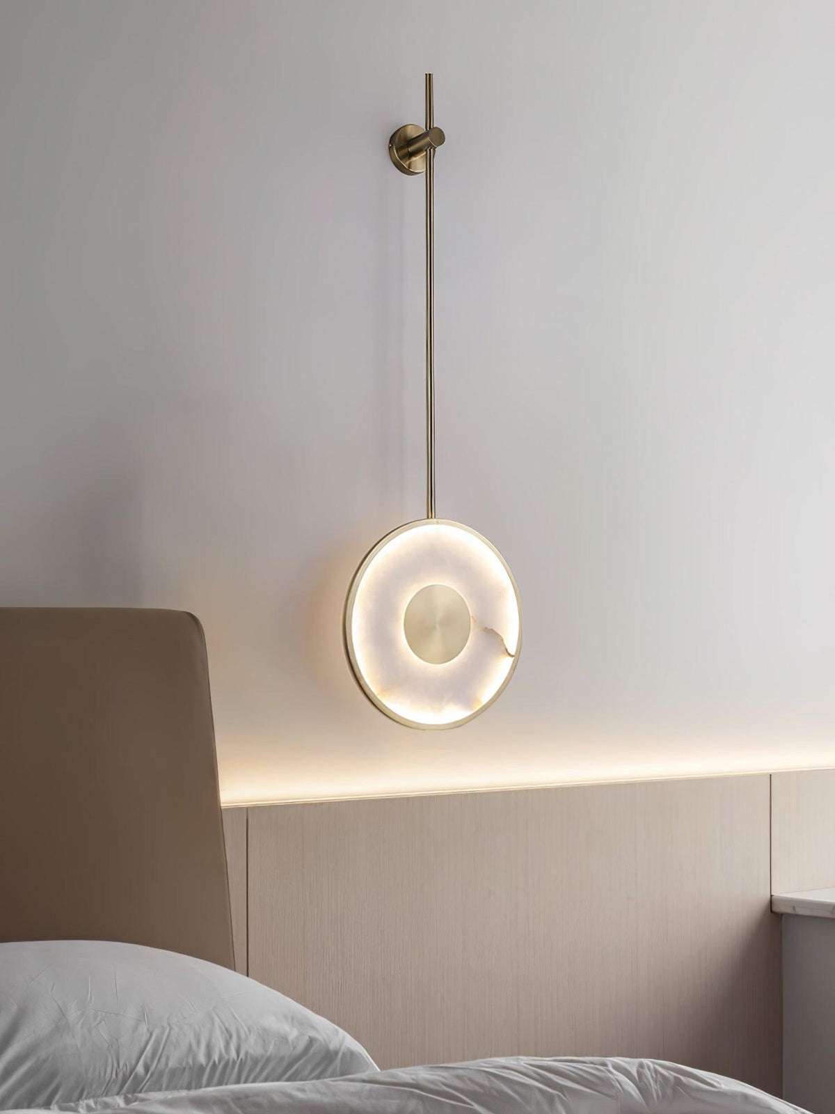 Nivirina Minimalist Alabaster Pendant Light