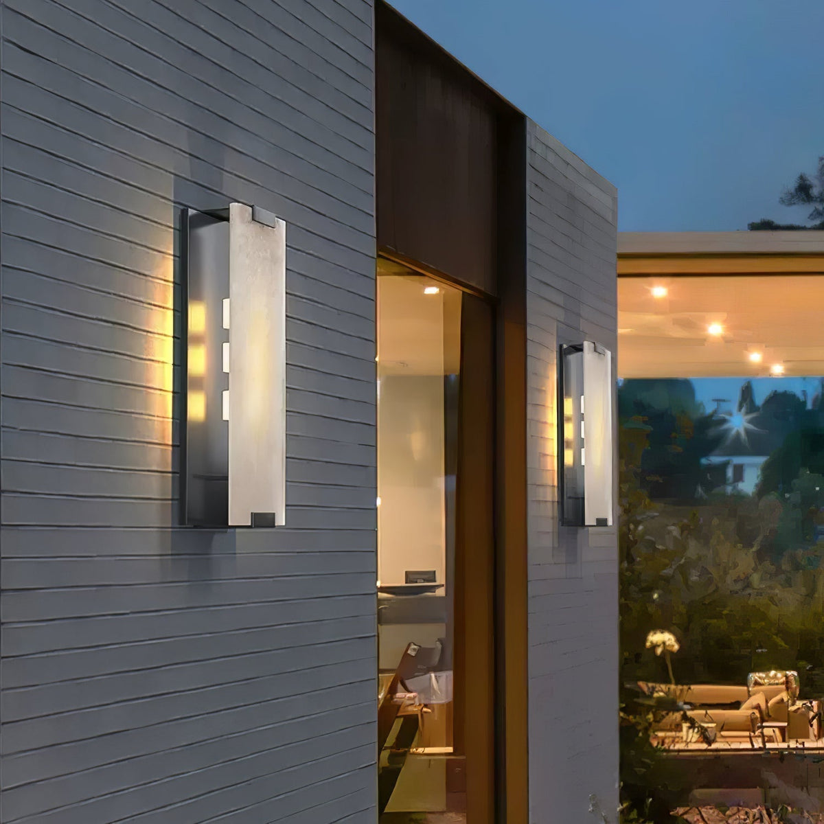 Velen Wall Lamp Alabaster Panel Glow