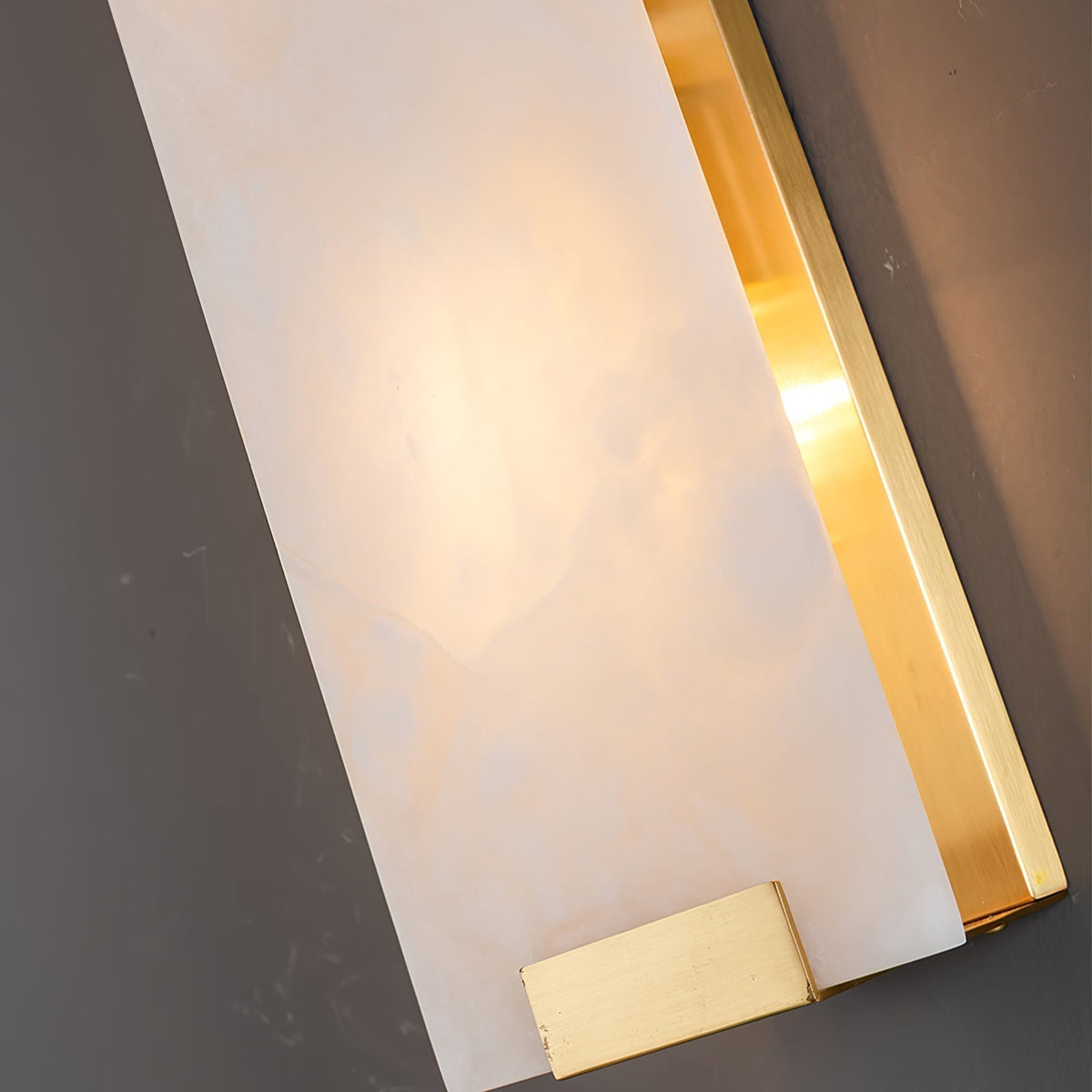 Velen Wall Lamp Alabaster Panel Glow