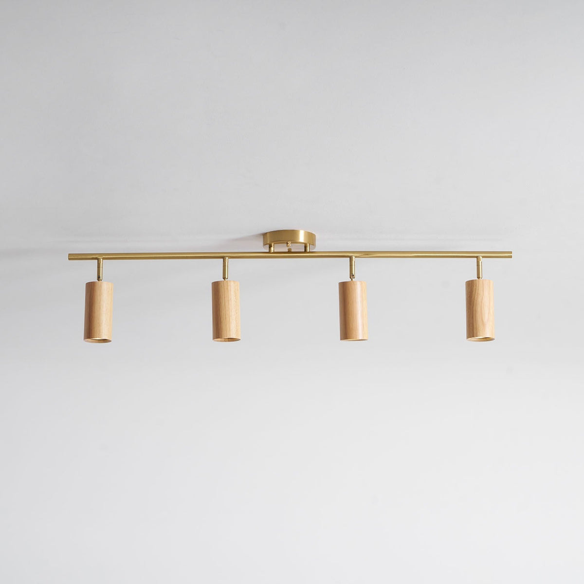 Caspwell Wood Flush Mount Ceiling Light