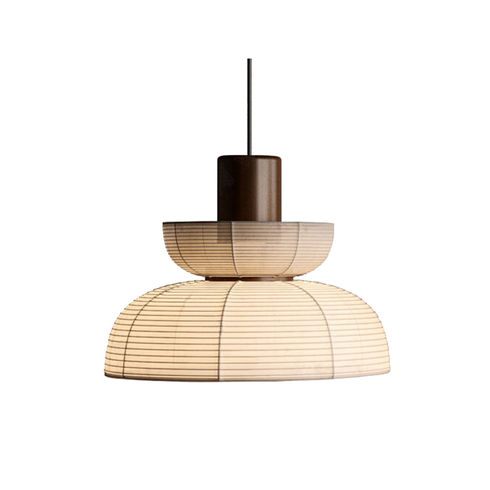 Janipam Retro Fabric & Metal Pendant Light, 2 Style