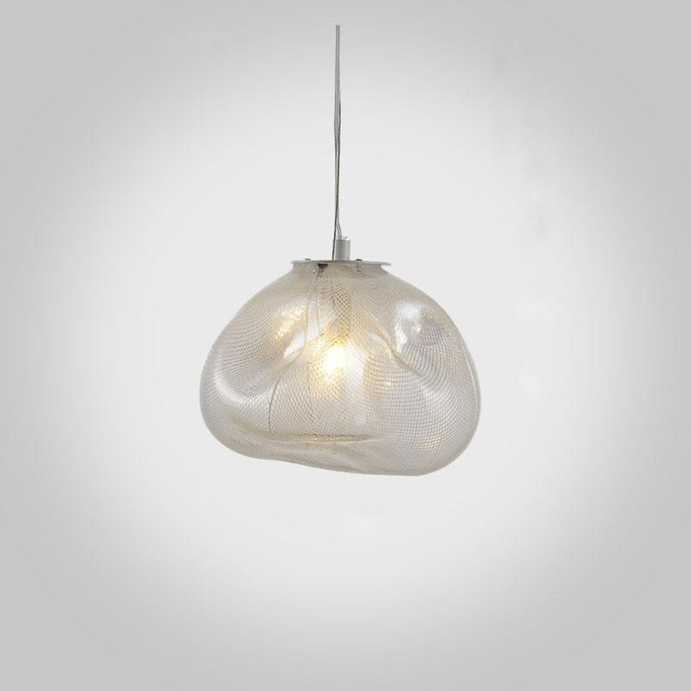 Colopuk Minimalist Spherical Glass Pendant Light, 3 Colour