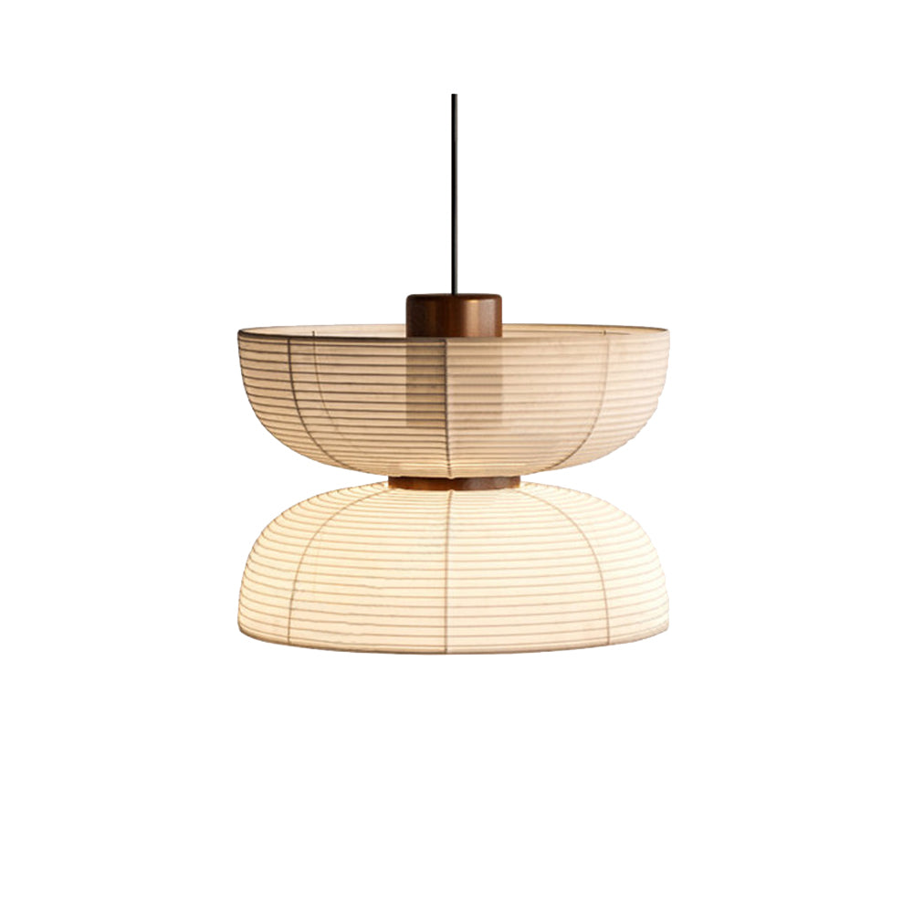 Janipam Retro Fabric & Metal Pendant Light, 2 Style