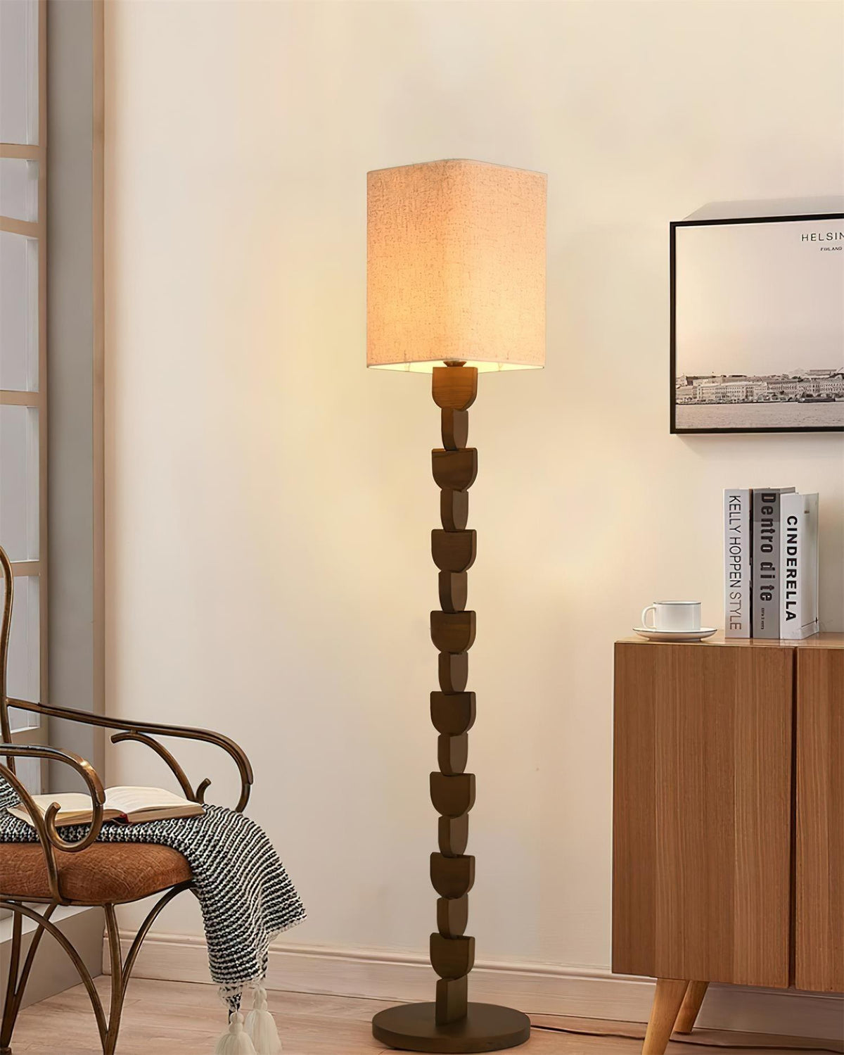 Rinoreria Wood Floor Lamp