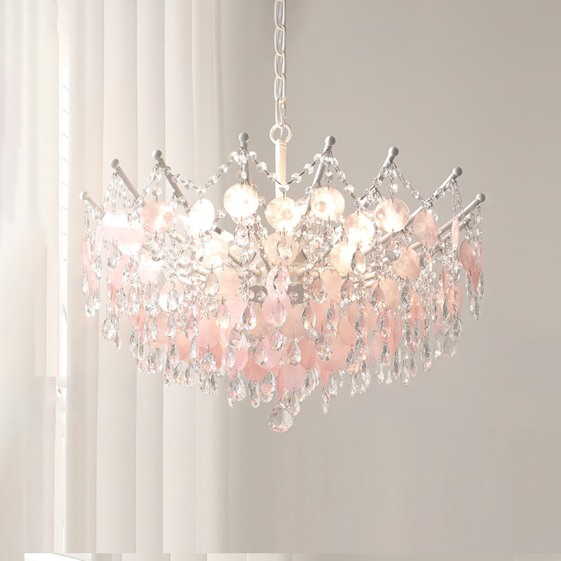 Avenorira Capiz Bead Chandelier