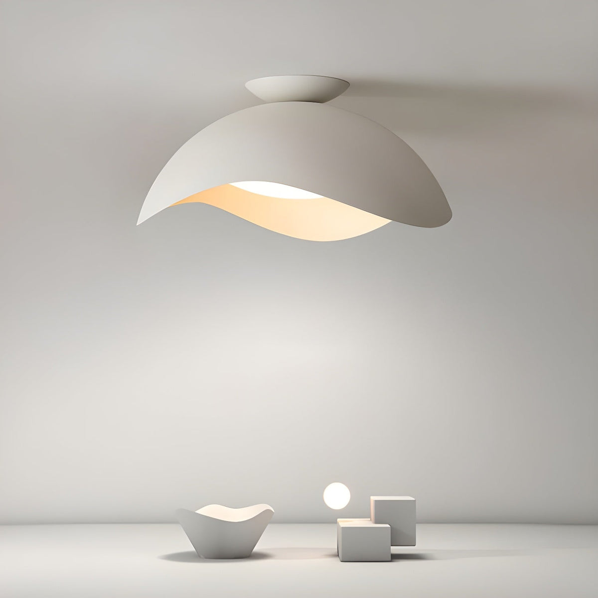Sasotun Bowl Wave Ceiling Light